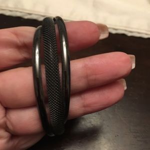 Gun metal bracelet